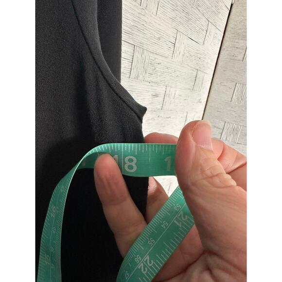 J Jill wearever collection women dress travel black Mocneck 3/4 sleeves TradMom - Picture 6 of 8